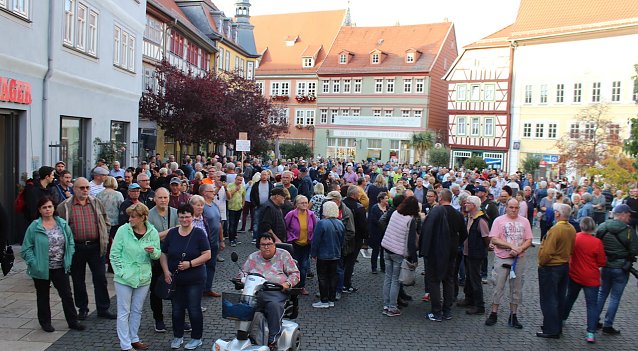 Bild: Der Bad Langensalzaer Neumarkt war wieder gut gef&uuml;llt 