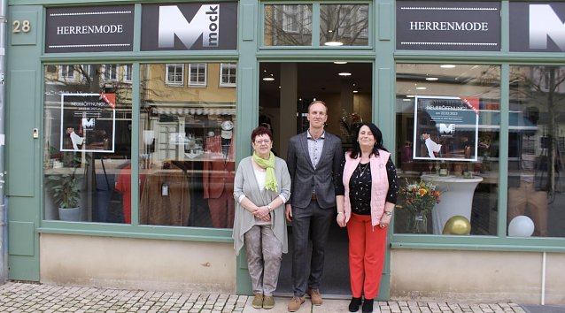 Bild: Neuer&ouml;ffnung in Bad Langensalza: Herenausstatter Mock in der Marktstra&szlig;e