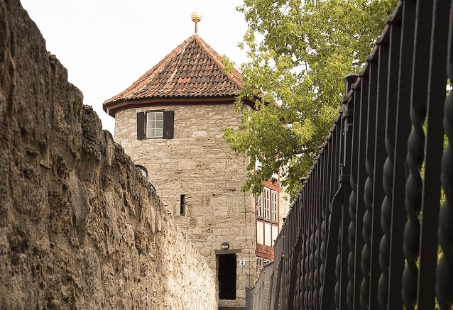Bild: Historische Wehranlage in M&uuml;hlhausen 