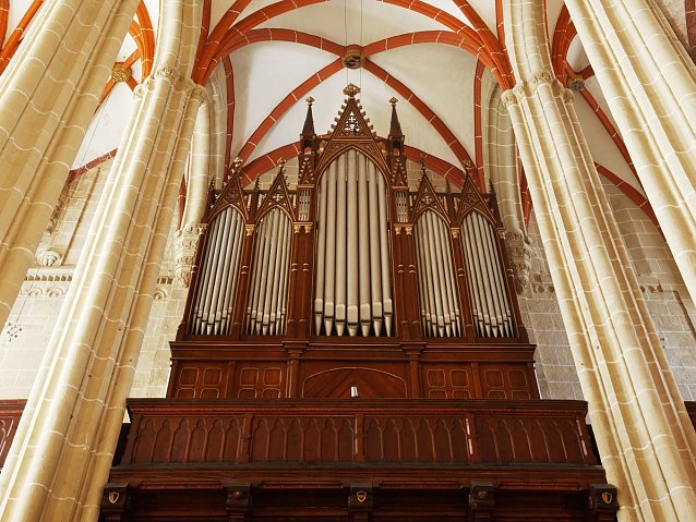Bild: Die Sauer-Orgel in der Marienkirche soll bald wieder erklingen