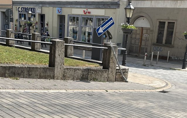 Bild: Unfallstelle in M&uuml;hlhausen
