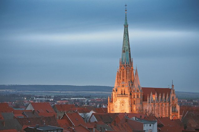 Bild: St. Marien bei Nacht