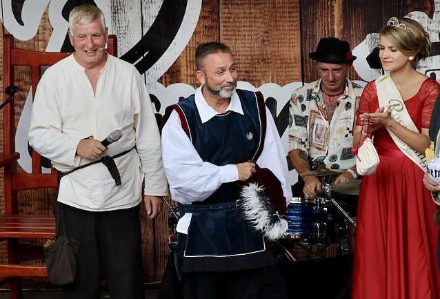Bild: Beim letzten Mittelalterstadtfest agierte Matthias Reinz noch als "Matthes von der sch&ouml;nen St&auml;tte". Dieses Jahr kann er bei der Er&ouml;ffnung nicht dabei sein.