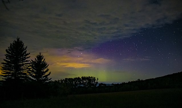 Bild: Phantastische Aufnahme der gestrigen Nordlichter