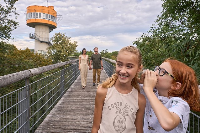 Bild: Der Baumkronenpfad im UNESCO-Weltnaturerbe Nationalpark Hainich startet in die Saison.