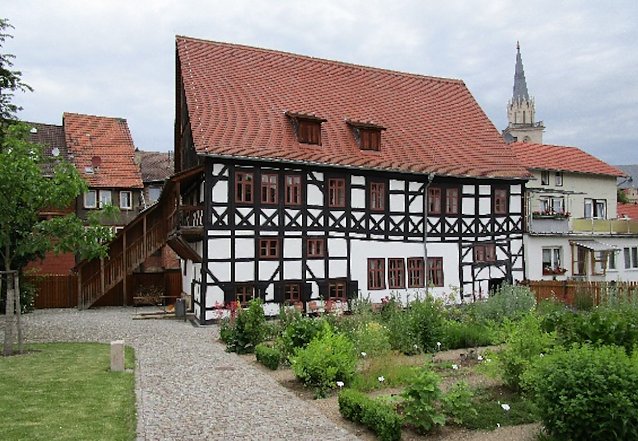 Bild: Th&uuml;ringer Apothekenmuseum - R&uuml;ckansicht