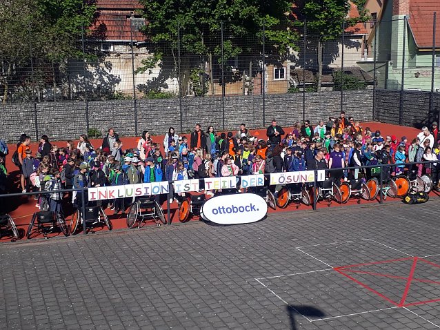 Bild: Gelebte Inklusion beim Sportfest der THEPRA-Schulen in Bad Langensalza