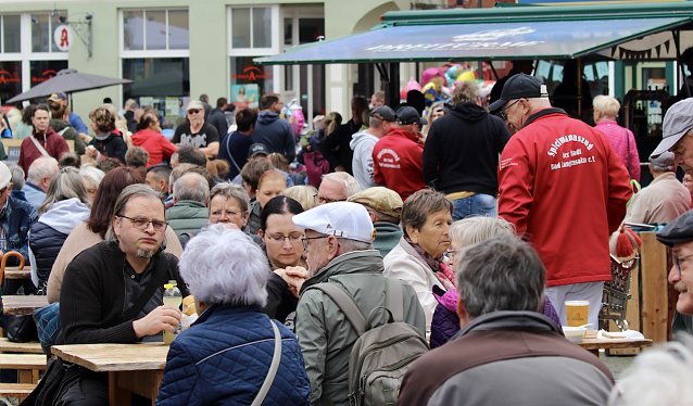 Bild: Das gr&uuml;ne Innenstadtfest in Bad Langensalza lockte viele G&auml;ste an