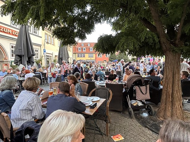 Bild: Stimmungsvolle Abende in der Bad Langensalzaer Innenstadt