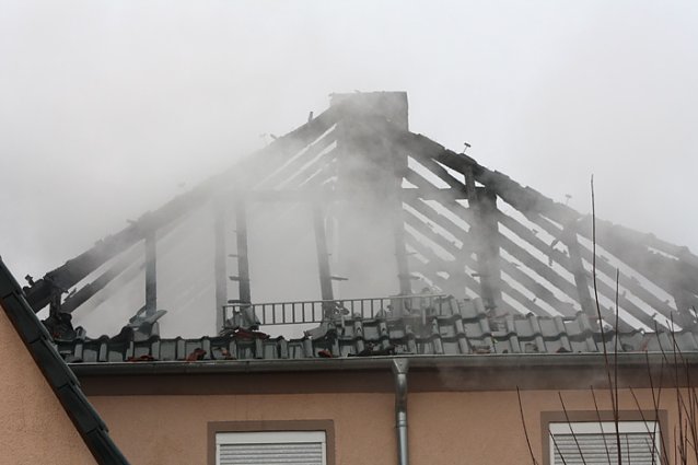 Bild: Wohnhausbrand Hospitalstra&szlig;e