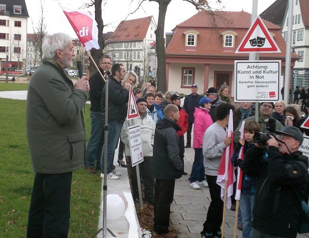 "Gerecht geht anders�" Foto: Klaus Henze