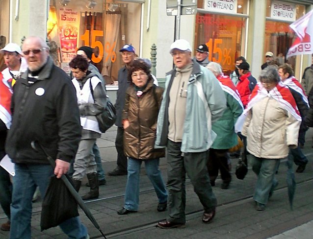 "Gerecht geht anders�" Foto: Klaus Henze