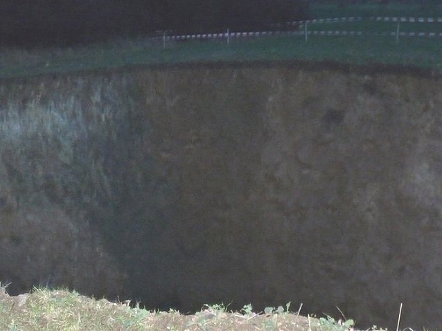 Bild: Erdfall Bad Frankenhausen