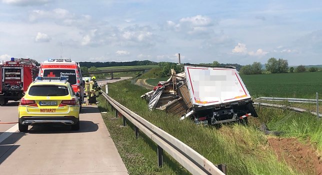 Bild: Folgenschwerer Unfall auf der A 38