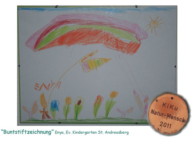 Kinderkunst (Foto: Nationalparkhaus Sankt Andreasberg)