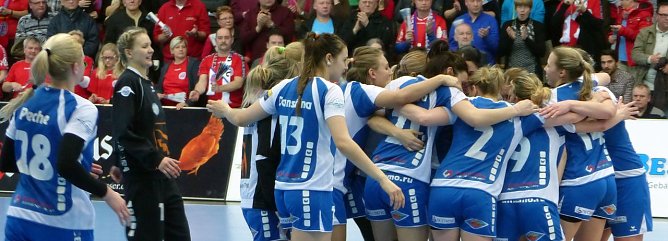 Am Ende jubeln die Gäste aus Wolgograd - Endstand: 30:33 (Foto: nnz) Am Ende jubeln die Gäste aus Wolgograd - Endstand: 30:33 (Foto: nnz)