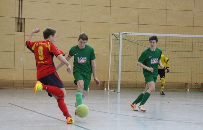 Bestenermittlung B-Junioren in der Halle (Foto: KFA Nordth&uuml;ringen)