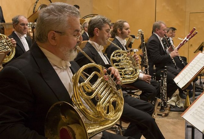 Orchester in der Werkstatt (Foto: Kühn) Orchester in der Werkstatt (Foto: Kühn)