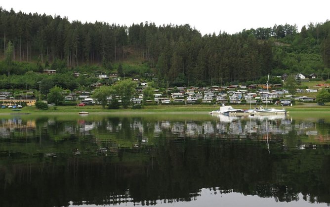 Blick auf den Campingplatz (Foto: nnz)