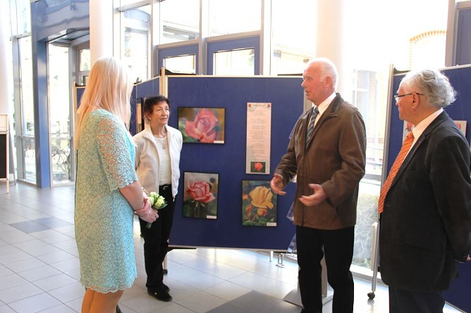Er&ouml;ffnung der Ausstellung am 09.04.2015 im Hufeland Klinikum am Standort Bad Langensalza. (Foto: Foto:Klinikum)