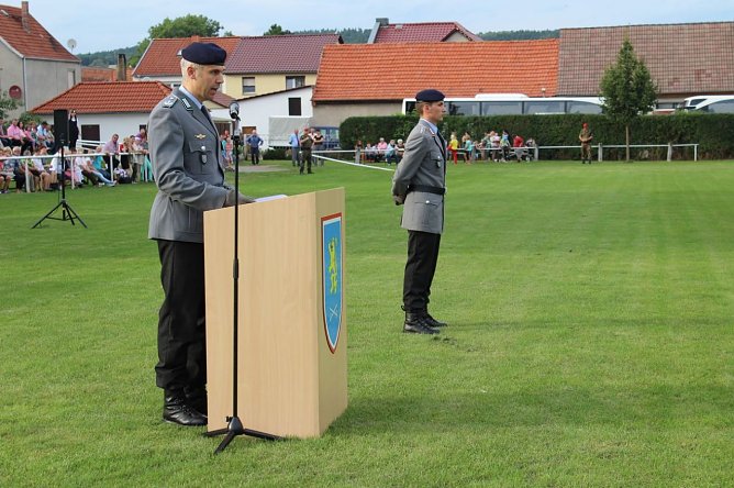 Feierliche Vereidigung in Berka (Foto: Karl-Heinz Herrmann)