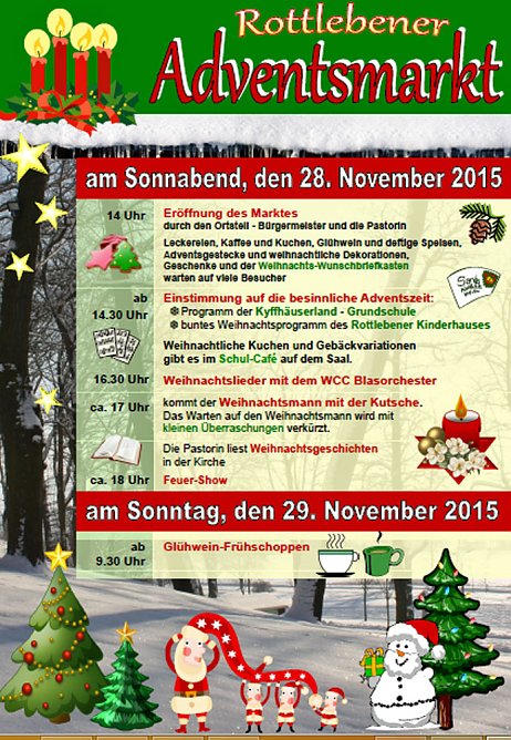 Christmas-Gospelworkshop und Adventsmarkt (Foto: Privat) Christmas-Gospelworkshop und Adventsmarkt (Foto: Privat)