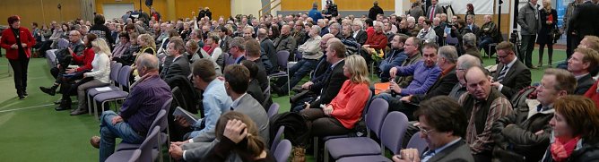 Blick in das Auditorium (Foto: nnz) Blick in das Auditorium (Foto: nnz)