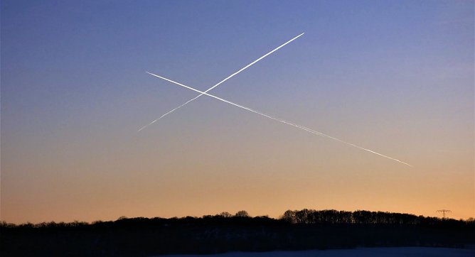 Kreuz geflogen (Foto: D. Schwarze)