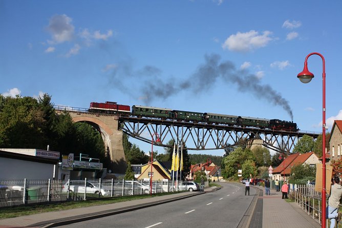 Viadukt in Leimbach (Foto: Mansfelder Bergwersbahn, Kurt Beyer)