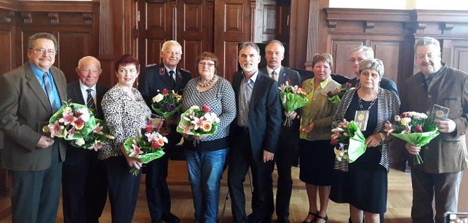 Die Preistr&auml;ger (Foto: Pressestelle UHK)