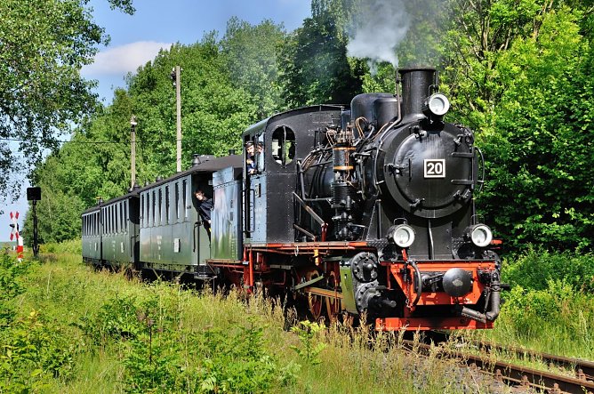 Lok 20 der Mansfelder Bergwerksbahn (Foto: Mansfelder Bergwersbahn)