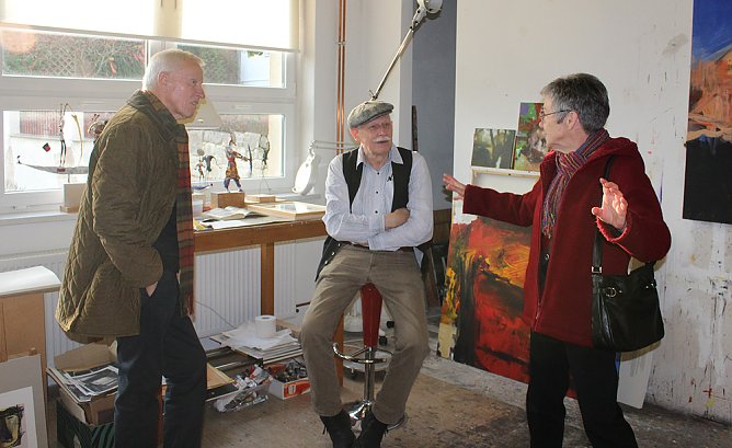 Sylvester Mackensen er&ouml;ffnet Kunsthaus (Foto: Karl-Heinz Herrmann)