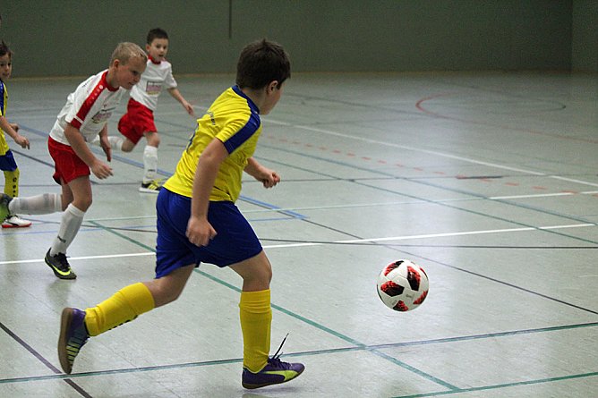F-Junioren im Hallencup 2019 (Foto: Karl-Heinz Herrmann)