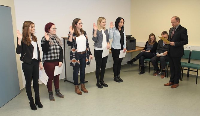 Vereidigt (Foto: Schulamt)