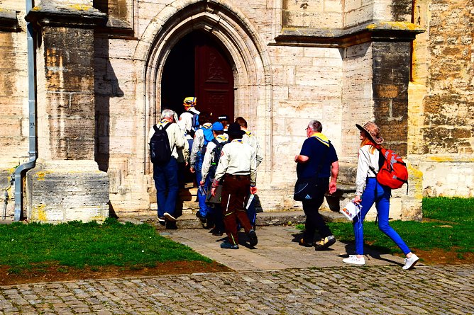 Pilger auf der Via Romea (Foto: Dirk Vogel)