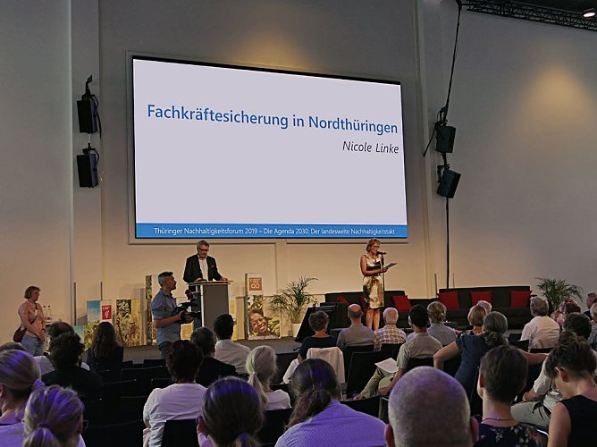 Th&uuml;ringer Nachhaltigkeitsforum (Foto: Regionalmanagement North&uuml;ringen)