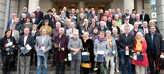 Ehrenamtliche Pr&uuml;fer verabschiedet (Foto: IHK Erfurt)