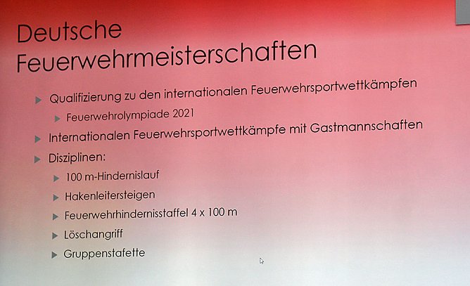 Vorschau auf die Deutschen Feuerwehrmeisterschaften (Foto: Karl-Heinz Herrmann)