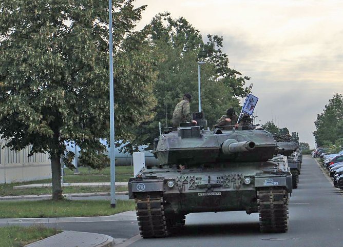Panzerkompanie in Bad Frankenhausen verabschiedet  (Foto: Karl-Heinz Herrmann)