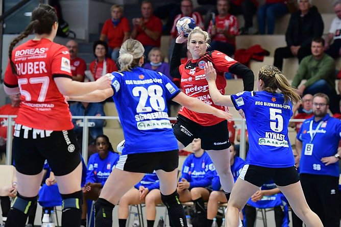 Zuverl&auml;ssig und immer da, wenn es drauf ankommt: Beate Scheffknecht erzielte den Siegtreffer f&uuml;r den Th&uuml;ringer HC. (Foto: Franziska J. Braun/Archiv THC)