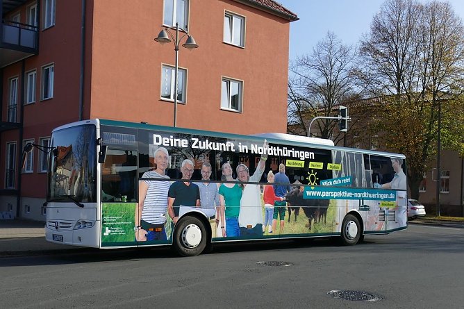 Rollender Botschafter f&uuml;r Nordth&uuml;ringen (Foto: Lisa Sch&auml;fer)