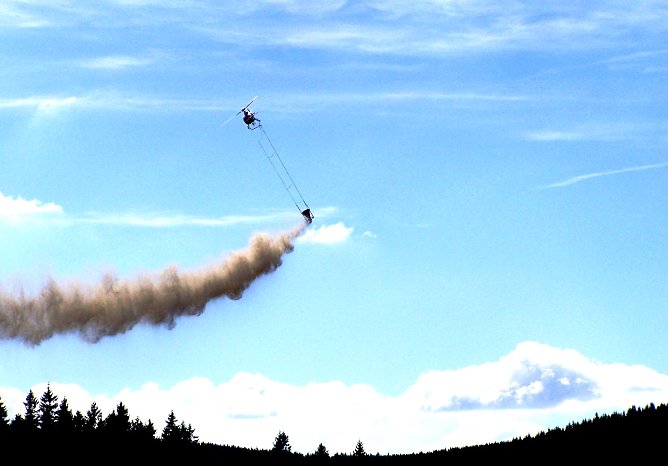 Kalkauswurf (Foto: Th&uuml;ringenForst)