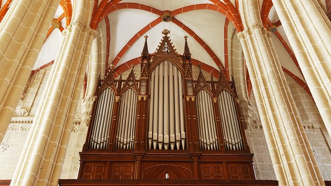 orgel der Marienkirche in M&uuml;hlhausen (Foto: Tino Sieland &copy; Stadtverwaltung M&uuml;hlhausen)