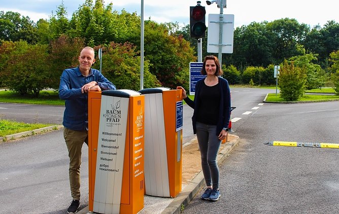 Neues Parksystem am Baumkornenpfad (Foto: Kur und Tourismus Bad Langensalza) Neues Parksystem am Baumkornenpfad (Foto: Kur und Tourismus Bad Langensalza)