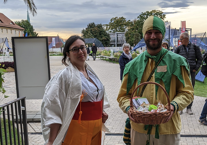 G&auml;stef&uuml;hrer machen Werbung f&uuml;r die Kurstadt (Foto: Markus Fromm)