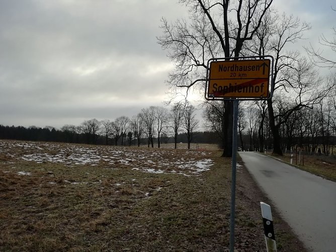 Der S&uuml;dharz bei Sophienhof zeigte sich heute morgen schon fast schneefrei (Foto: W. J&ouml;rgens)