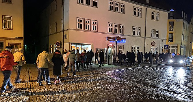 Spaziergang durch die Innenstadt (Foto: oas)