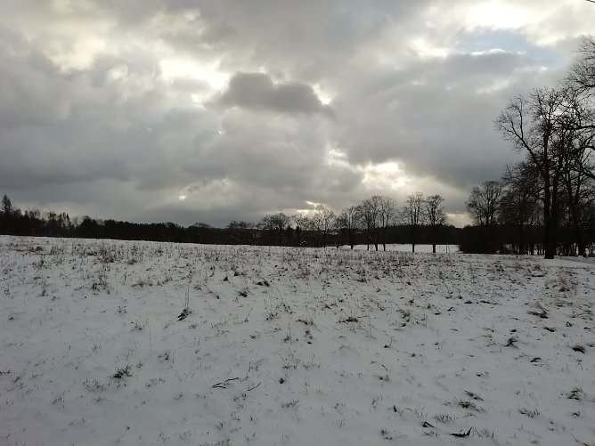 Winterliche Ansichten finden sich weiter nur im Hochland (Foto: W.J&ouml;rgens)