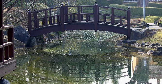 Im wieder ge&ouml;ffneten Japanischen Garten in Bad Langensalza (Foto: Eva Maria Wiegand)