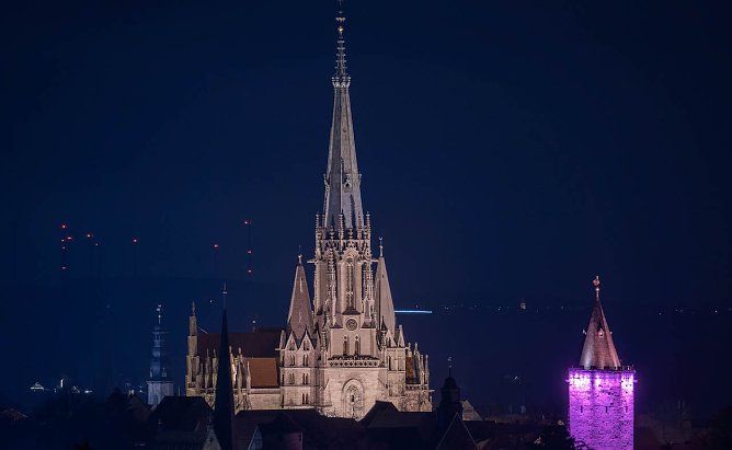 Marienkirche und Rabenturm (Foto: Jens Fischer © Stadtverwaltung Mühlhausen) Marienkirche und Rabenturm (Foto: Jens Fischer © Stadtverwaltung Mühlhausen)